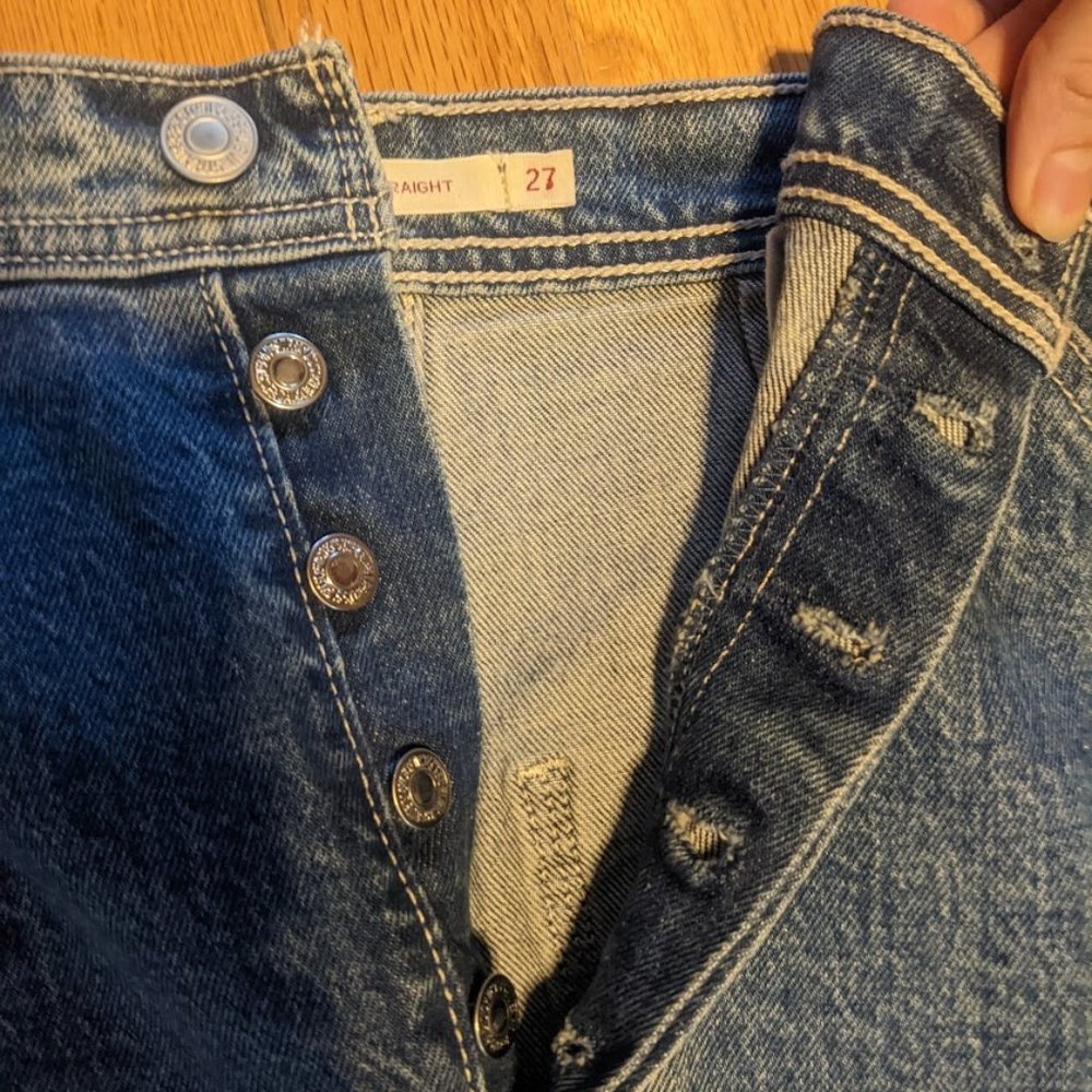 Levi's RIBCAGE STRAIGHT ANKLE UTILITY WOMEN'S JEANS